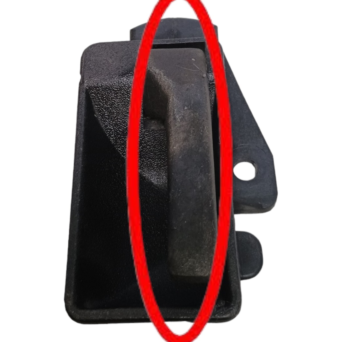 Maçaneta Interna Tras Dir Gm Chevette 1983 À 1986 C/detalhes Preto Traseira 4