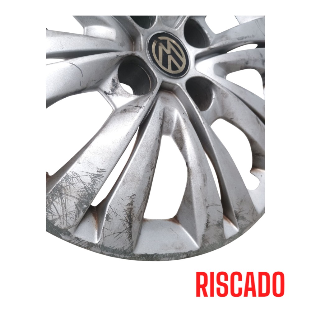 Calota Vw Gol 2017 Aro 15 *detalhes  Prata 5