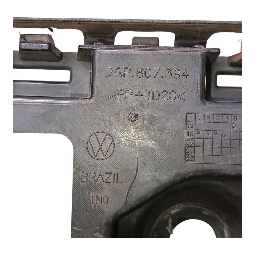 Guia Parachoque Traseiro Direito Vw Tcross 2022 C/detalhes 7