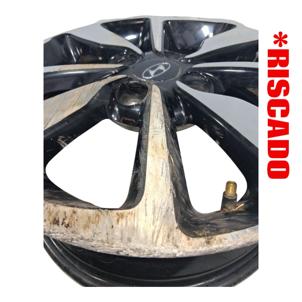Roda Aro 15 Hyundai Hb20 1.6 2018  *riscada 529101s520 Prata 5