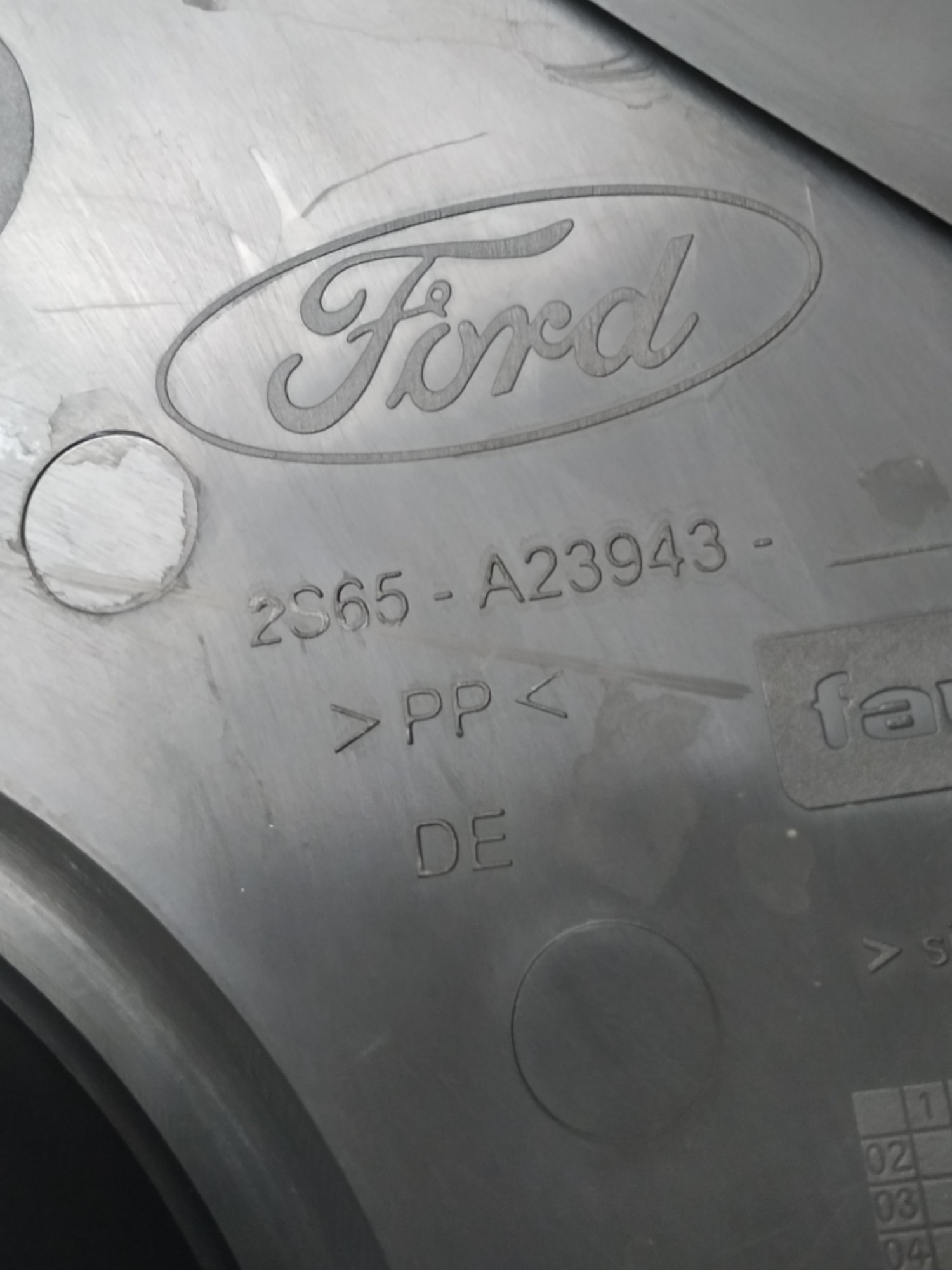 Forro Porta Dianteiro Esquerdo Ford Fiesta 2003 A 2014 – Cinza 3
