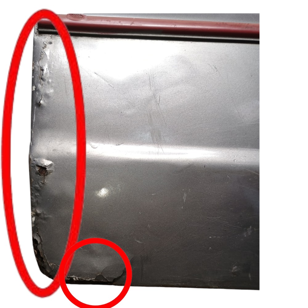 Porta Dianteira Direita Ford Escort L 1992 Com Detalhe Dianteira Direito Prata 6