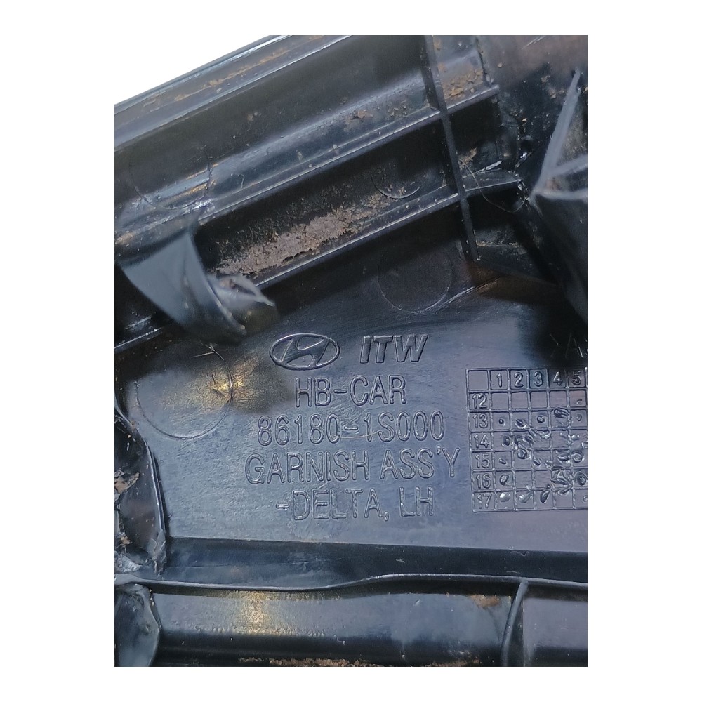 Moldura Ext Retrovisor Esquerdo Hyundai Hb20 2018 *detalhes  Preto 8