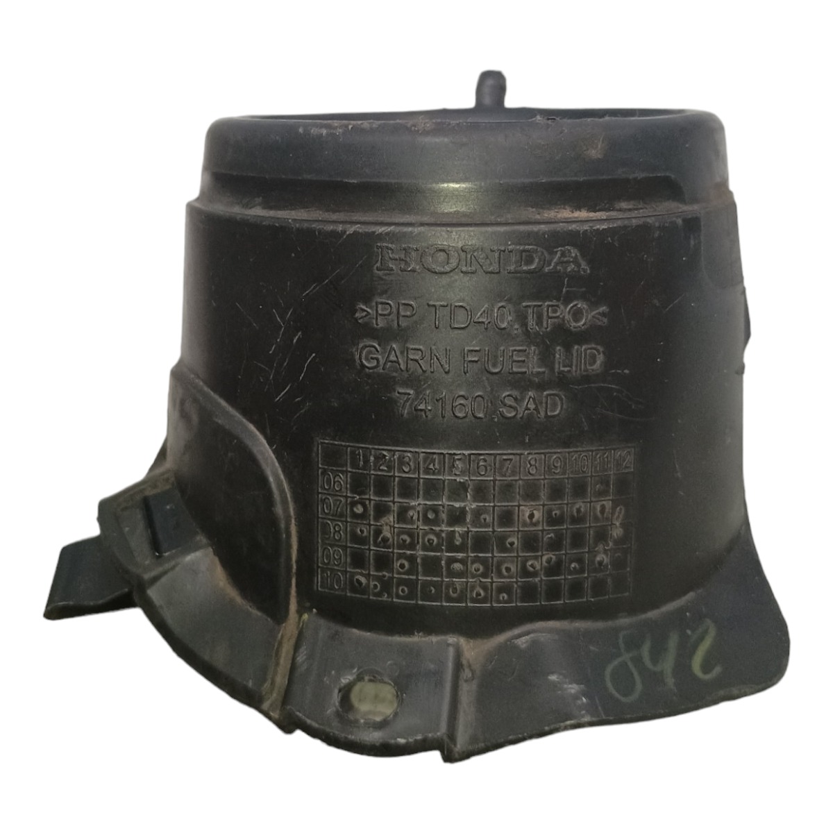 Acabamento Portinhola Tanque Combustível Honda Fit 2004/2008