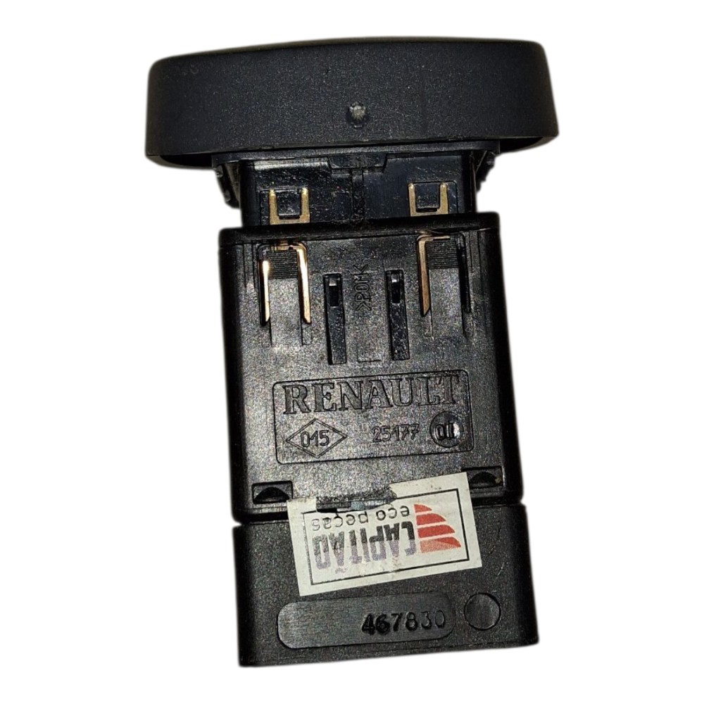Botão Pisca Alerta Renault Clio 2008 3