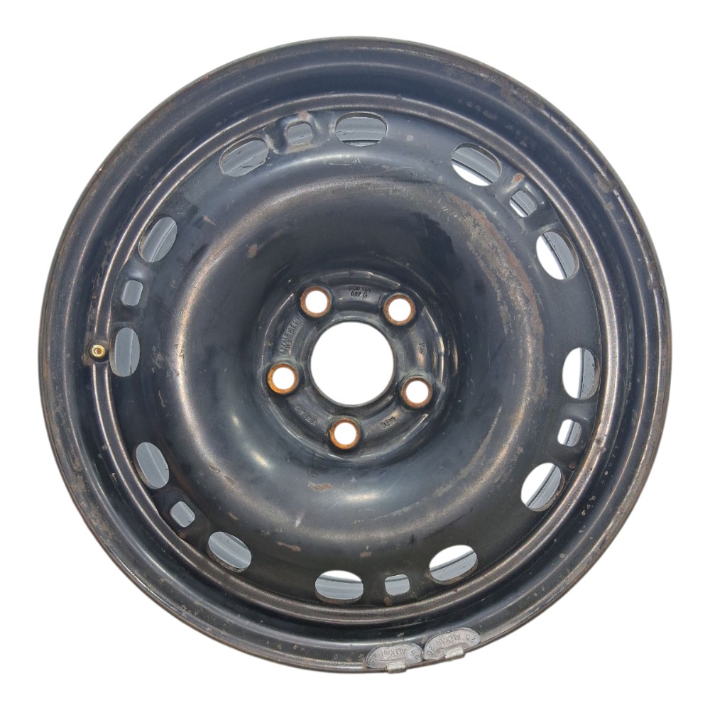 Roda Aro 15 Vw Polo Sedan 1.6 2008 6q060102 Preto Preto