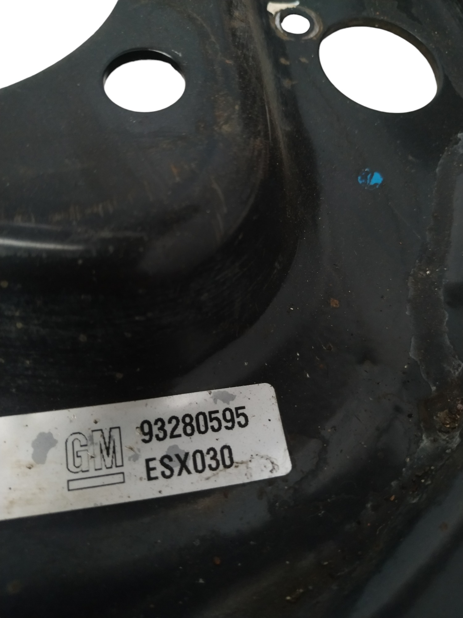 Espelho Roda Traseiro Esquerdo Gm Astra Meriva 2001 A 2008 Preto 3