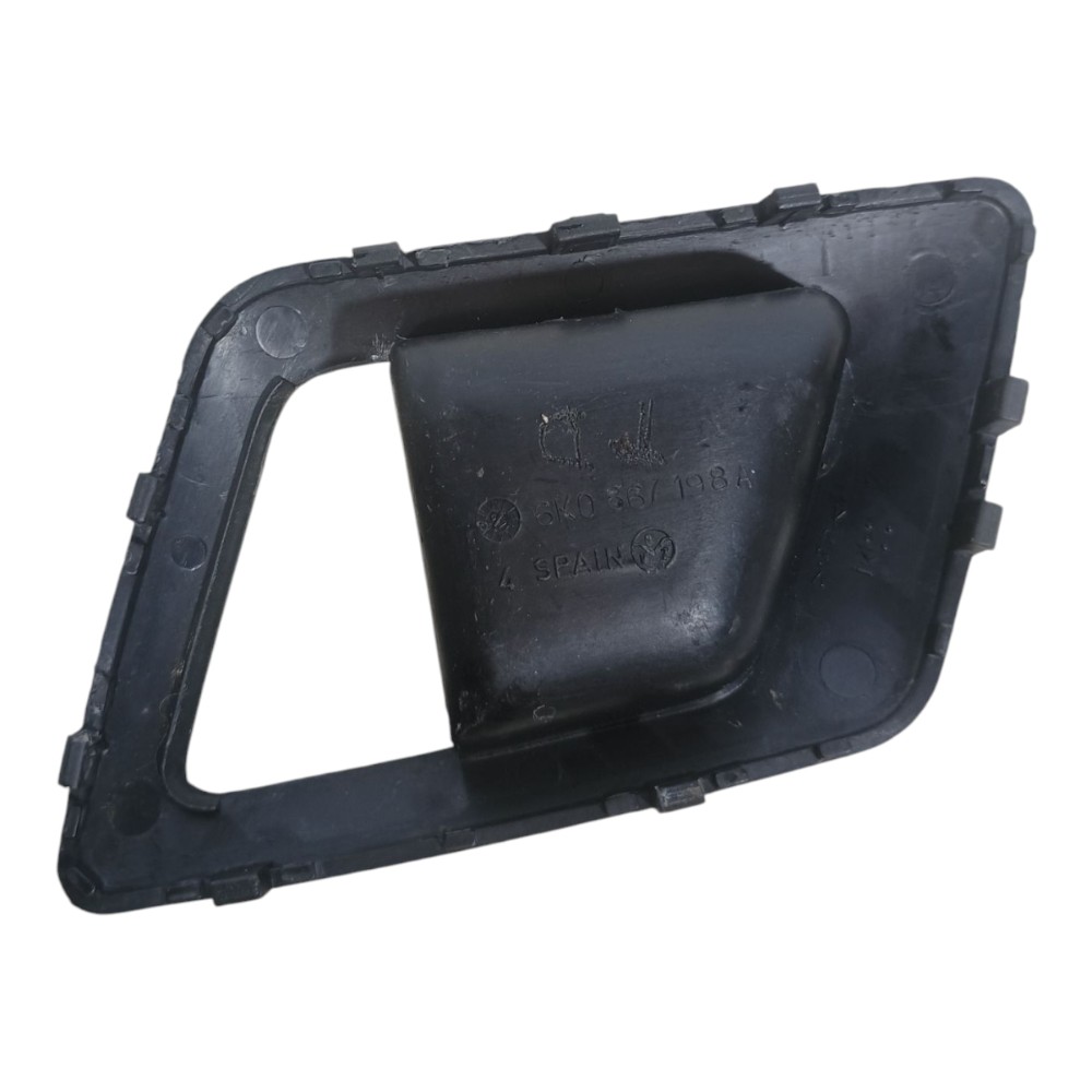Moldura Maçaneta Interna Porta Tras Dir Seat Cordoba 1997 Preto Traseira 4