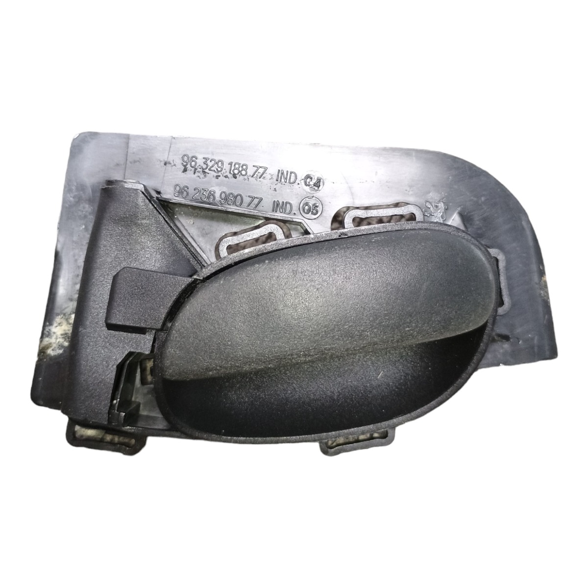 Maçaneta Interna Lado Direito Peugeot 206 207 2008 A 2013 Preto Dianteira