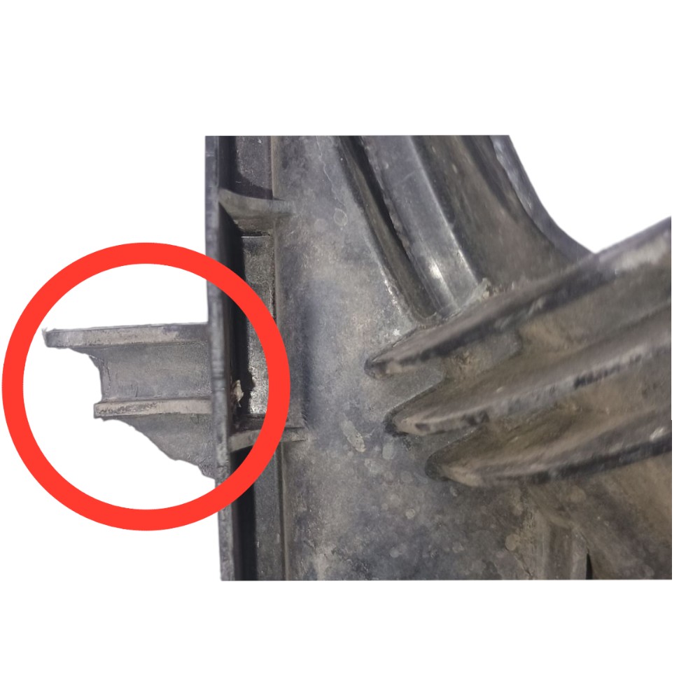 Defletor Ventoinha Radiador Gm Corsa Sedan 2004 *detalhes 5