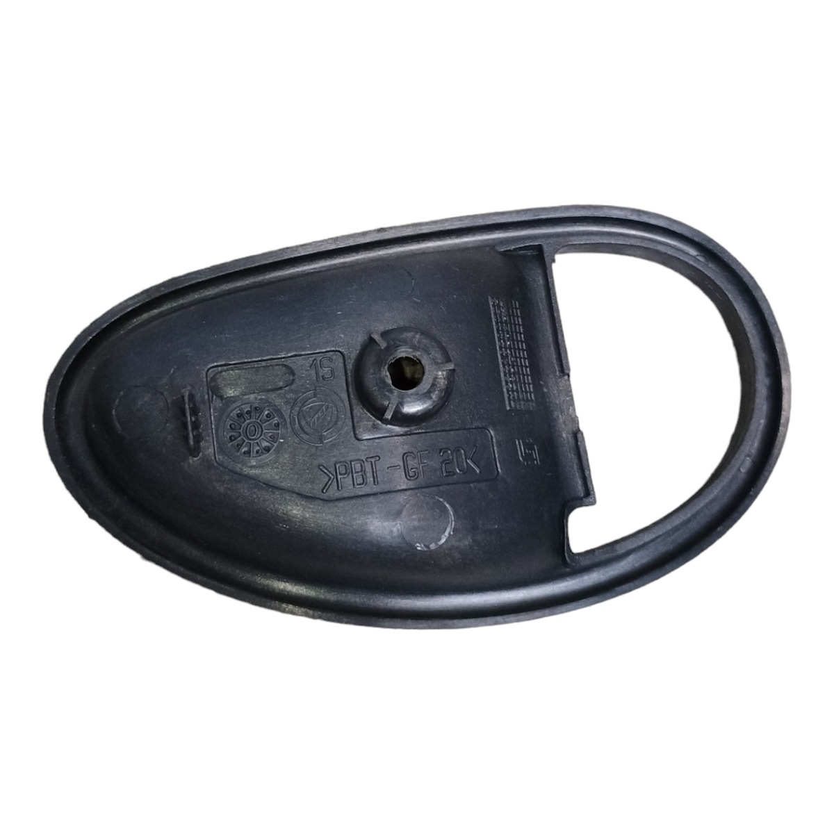 Moldura Maçaneta Interna Traseira Esquerda Fiat Siena 2003 Preto Traseira 3