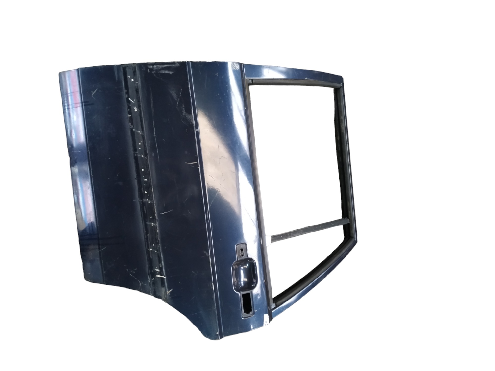 Porta Traseira Esquerda Vw Santana 1986 Traseira Direito Azul 1