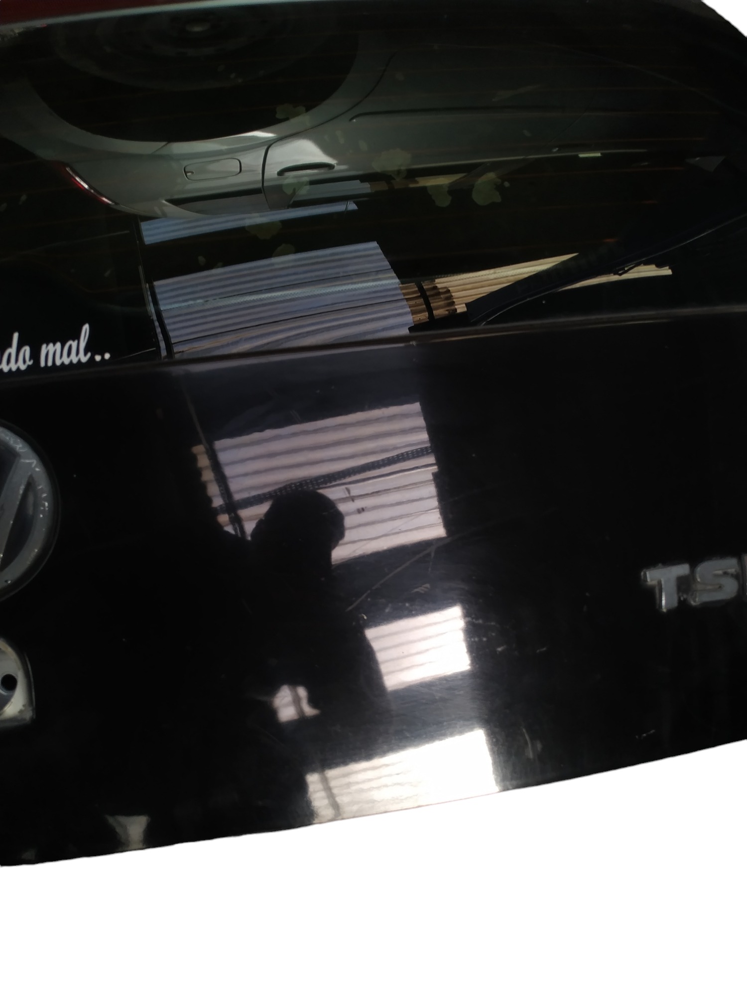 Tampa Traseira Vw Up 2017 Com Detalhe Preto 6
