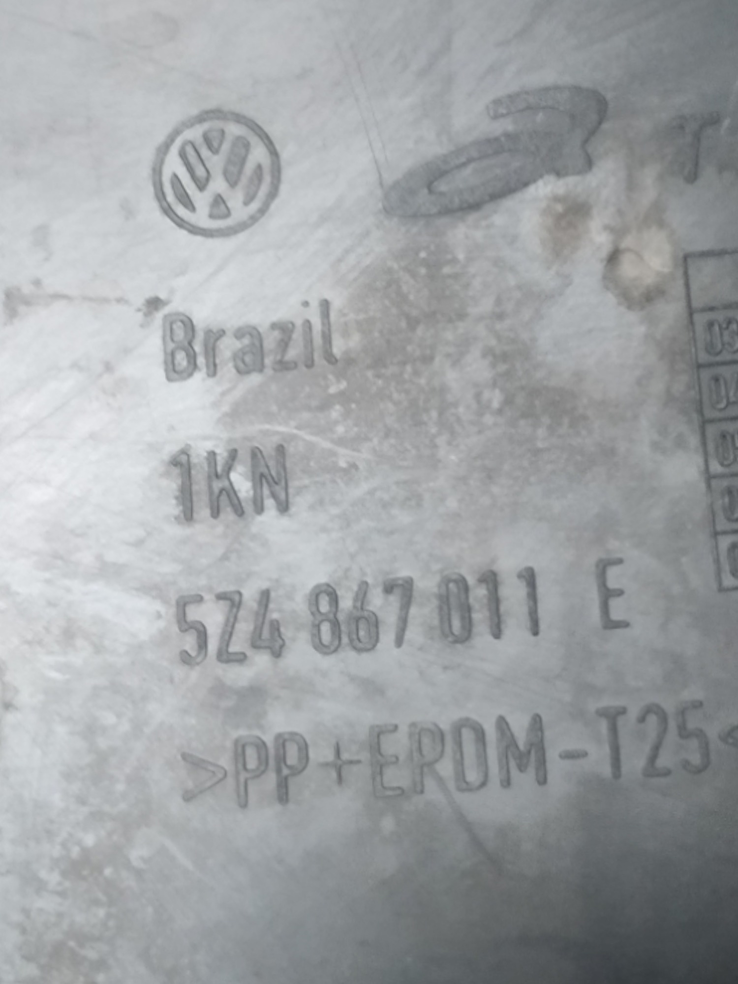 Forro Porta Dianteiro Esquerdo Vw Fox 2004 A 2010 3