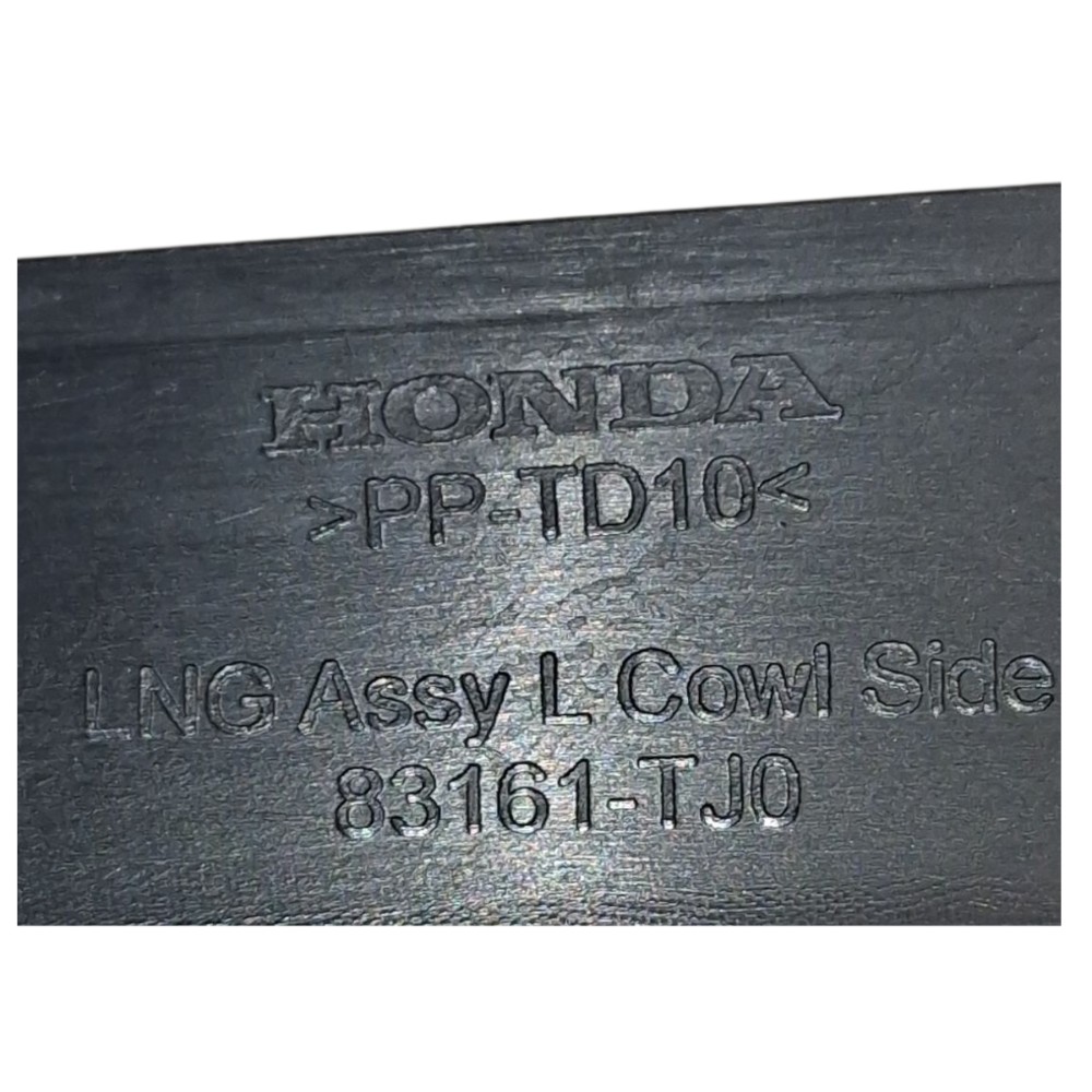 Moldura Soleira Porta Dianteira Esquerda Fit 2010 83161tj0 Preto 5