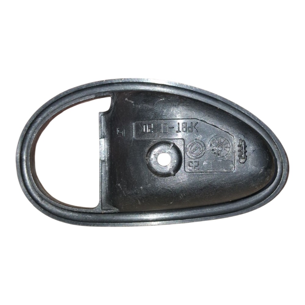 Moldura Maçaneta Interna Porta Direita Fiat Palio 2003/2008 Preto Traseira 2