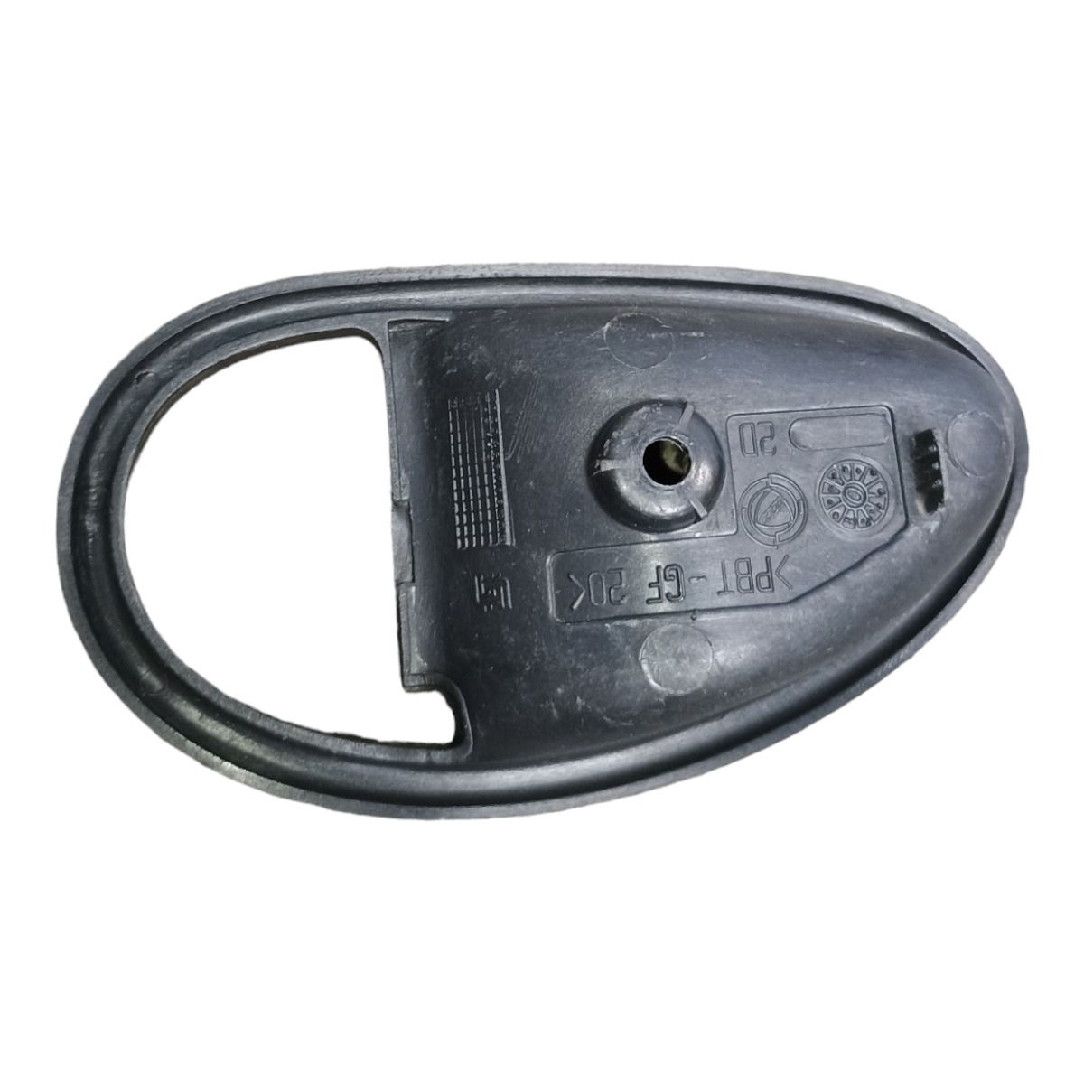 Moldura Maçaneta Porta Traseira Direita Fiat Palio 2001 Preto Dianteira/traseira 3