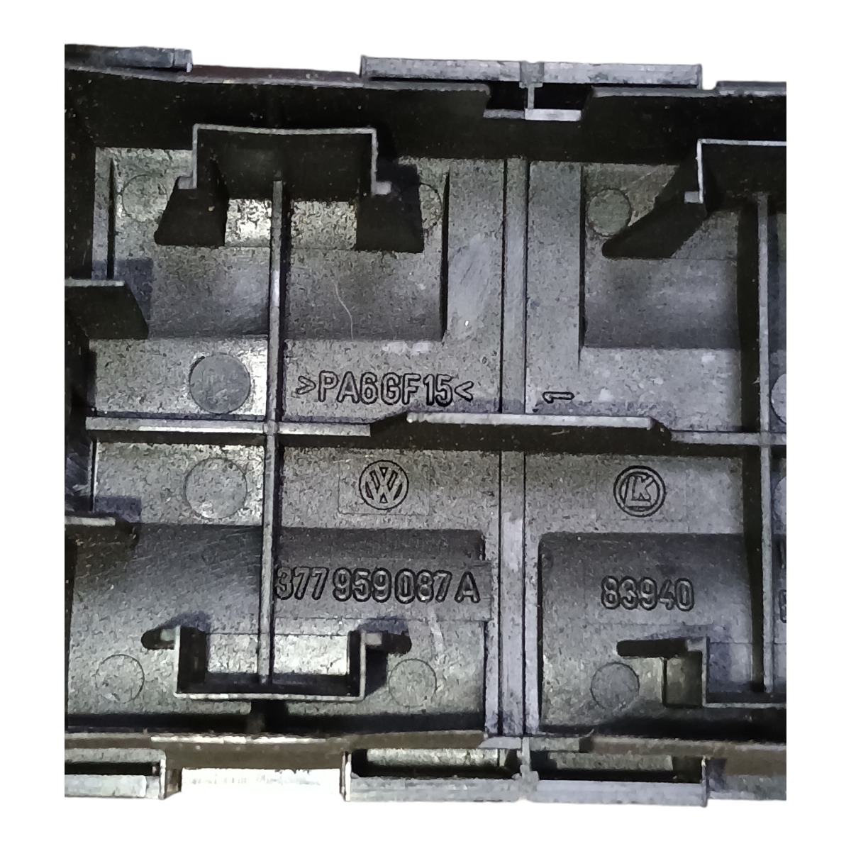 Botao Falso Painel Vw Gol Saveiro 2003 À 2006 377959087a 4