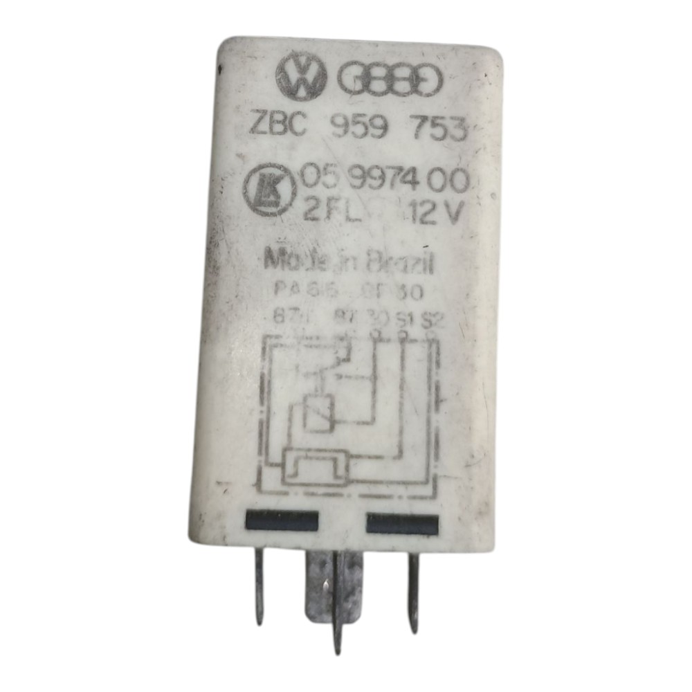 Relé Auxiliar Vw Santana 1993 À 1995 Zbc959753 1