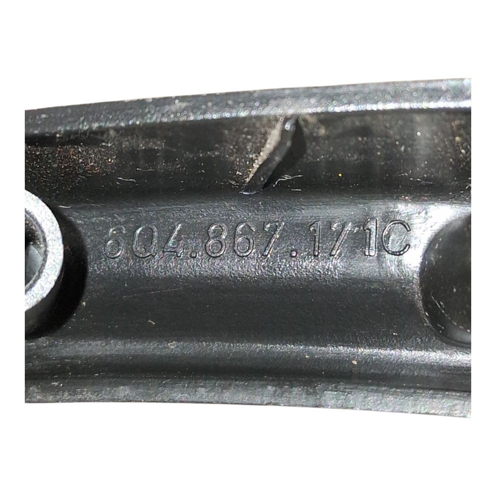 Acabamento Puxador Porta Esquerda Vw Polo 2003 Á 2015 Preto Dianteira/traseira 6