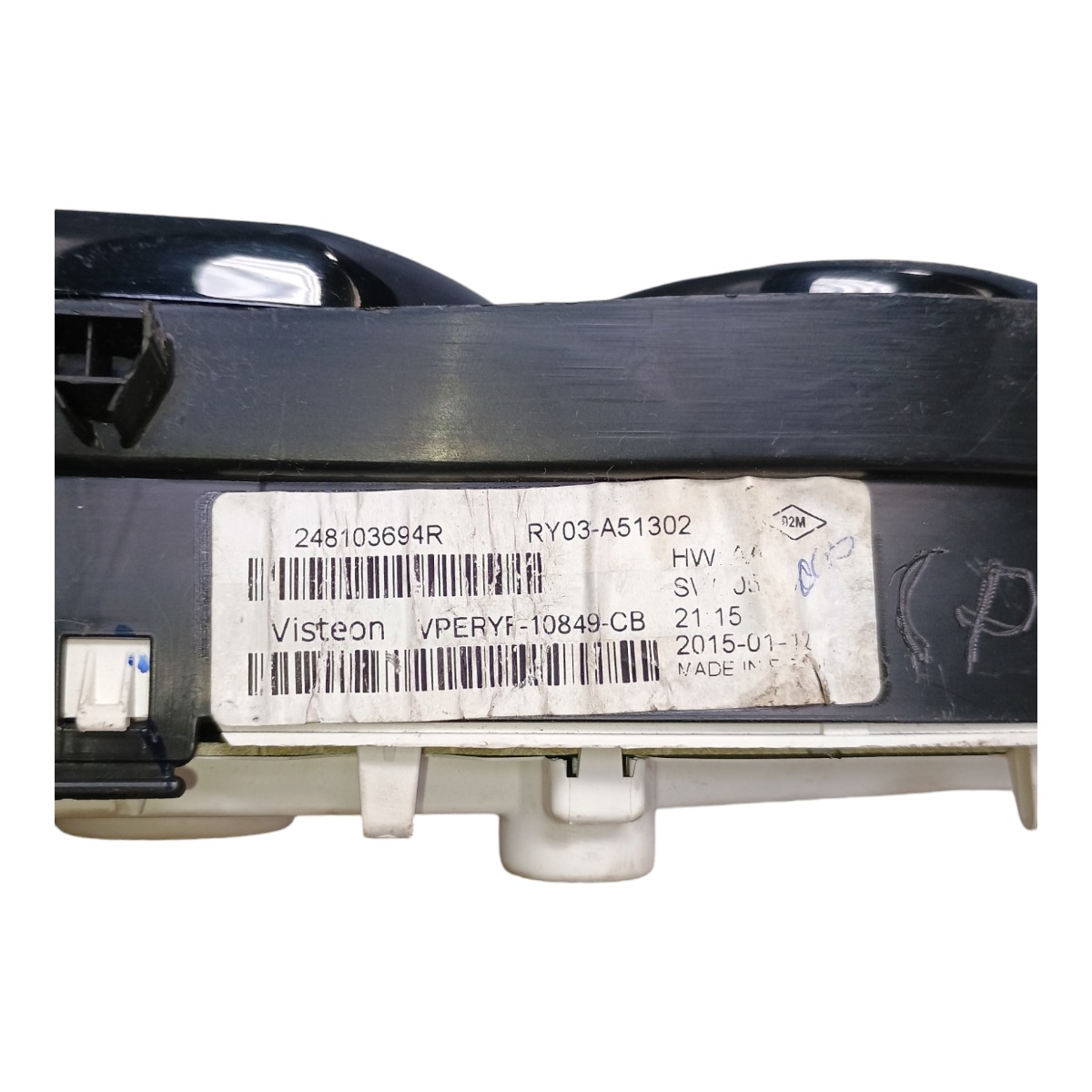 Painel Instrumentos Renault Logan Sandero 2014 248103694r Preto 5