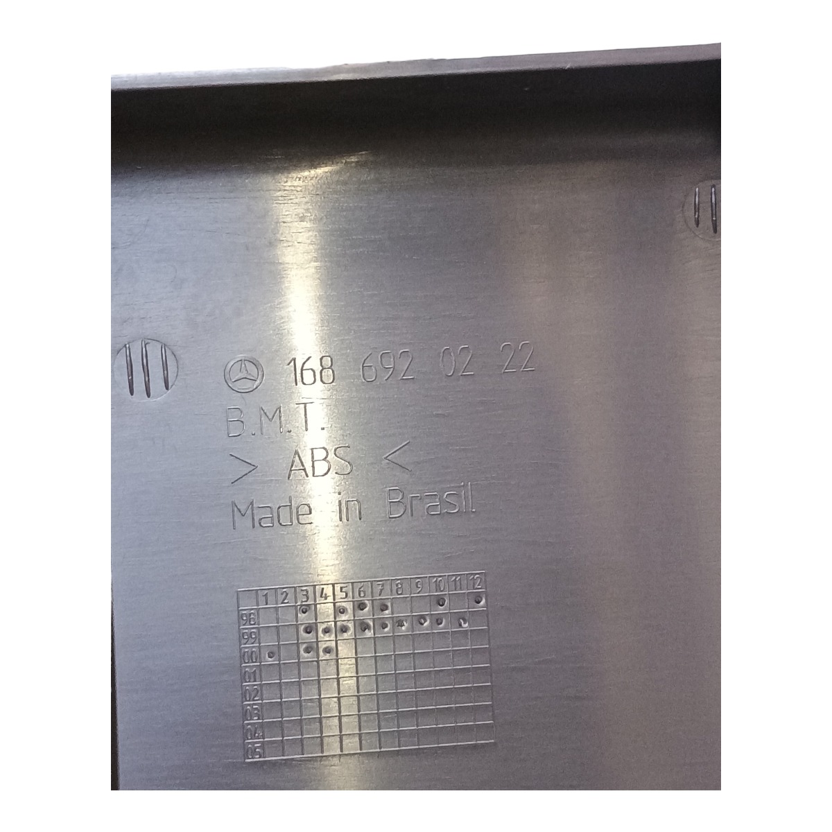 Acabamento Coluna Lado Direito Mercedes Classe A 2000 3