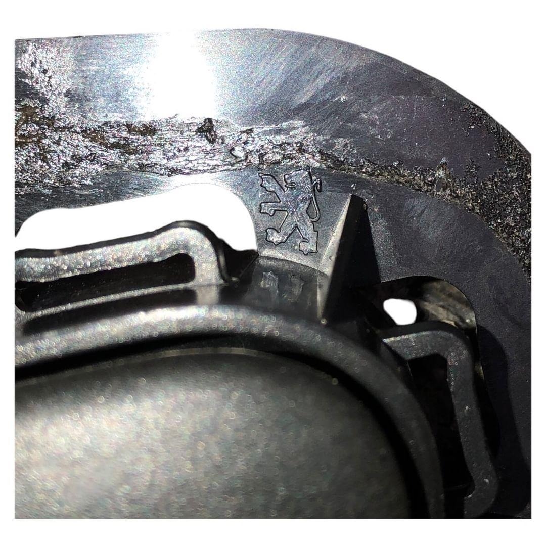 Maçaneta Interna Lado Direito Peugeot 206 207 2008 A 2013 Preto Traseira 4
