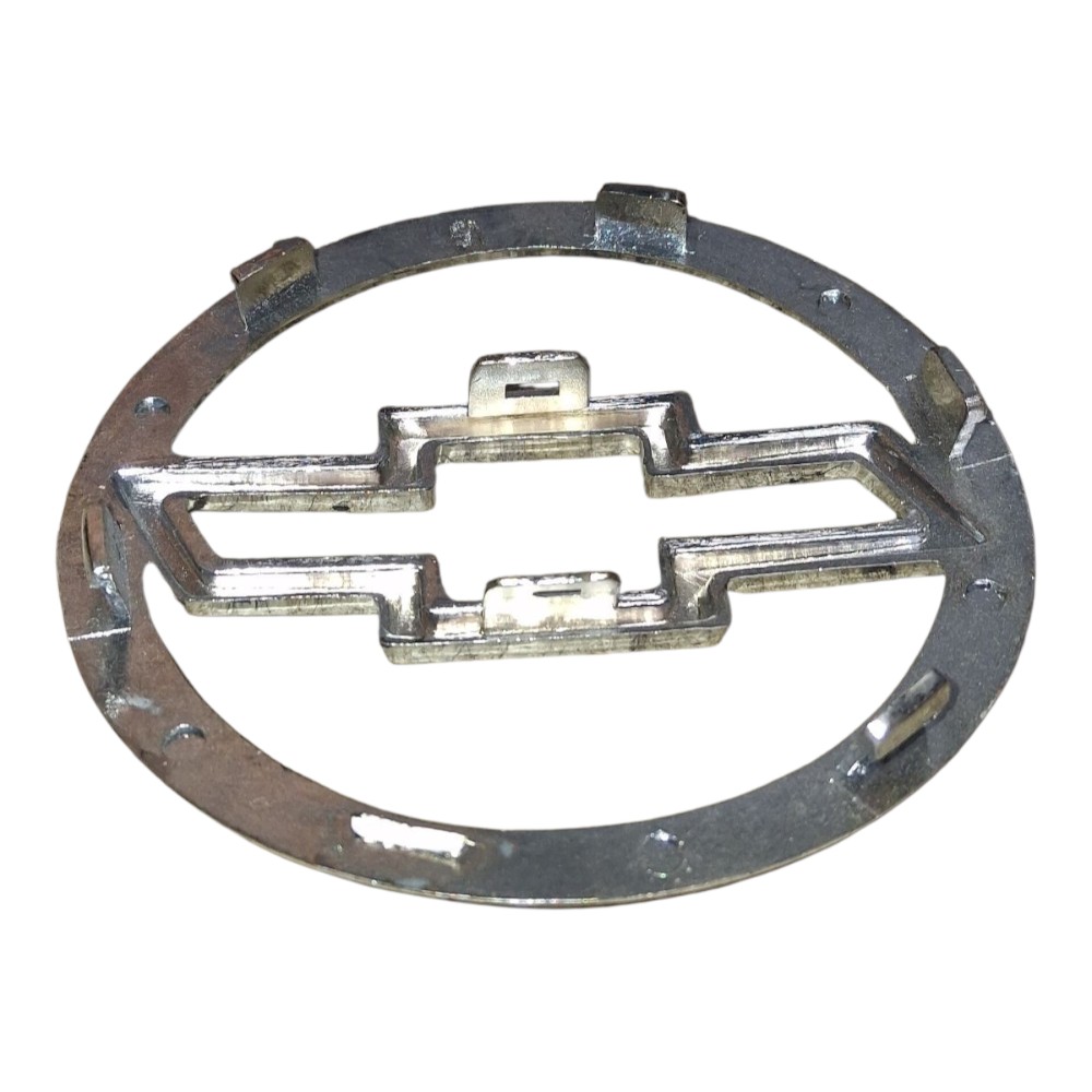 Emblema Cromado Grade Vectra 2002 A 2005 *detalhe Prata 1