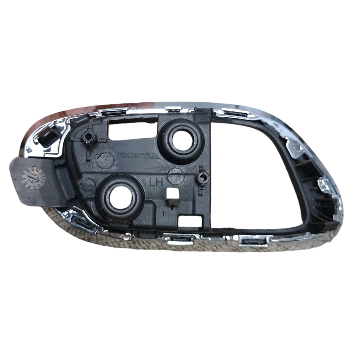 Moldura Maçaneta Interna Traseira Esquerda Honda Hr-v 2018  Preto Traseira 2