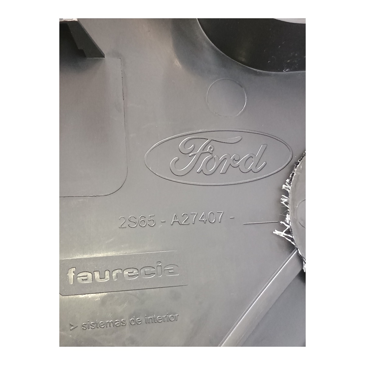Forro Porta Traseira Esquerda Ford Fiesta 2010 2s65a27407 Preto 3