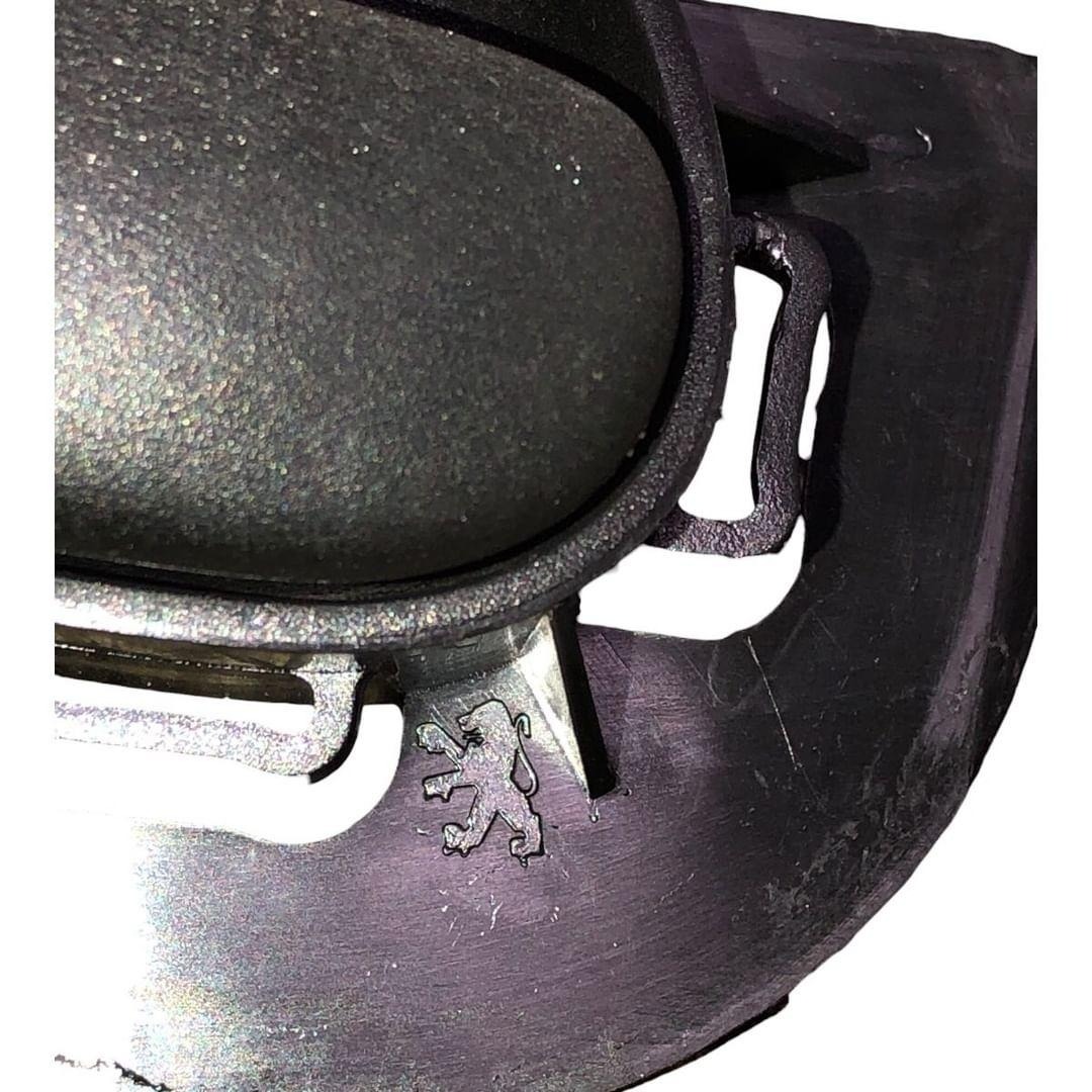 Maçaneta Interna Lado Esquerdo Peugeot 206 207 1998 A 2015 Preto Dianteira/traseira 4