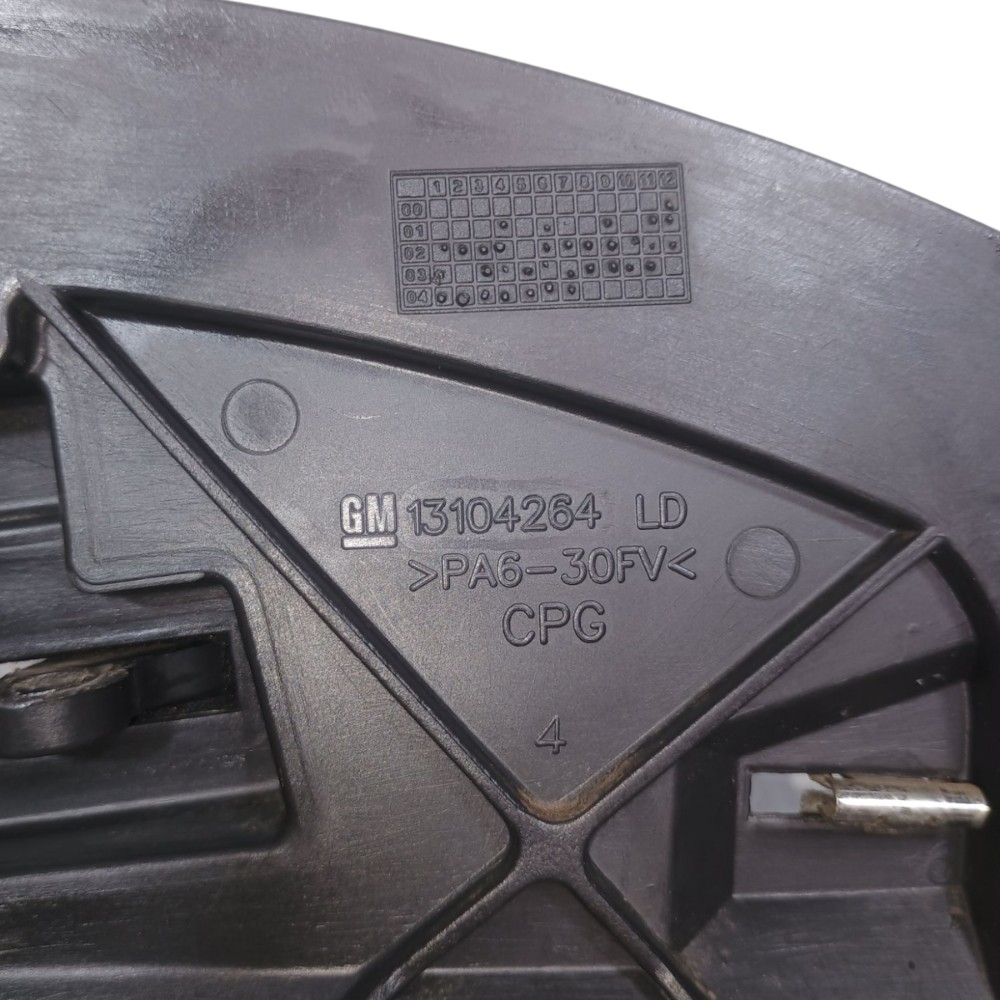 Maçaneta Interna Porta Dianteira Direita Gm Corsa Sedan 2004 Preto 5