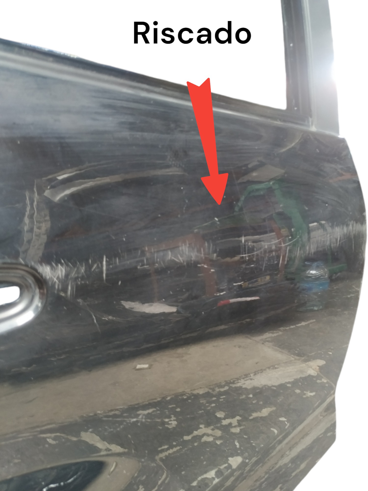 Porta Traseira Direita Fiat Mobi 2018 Traseira Direita Preto 3