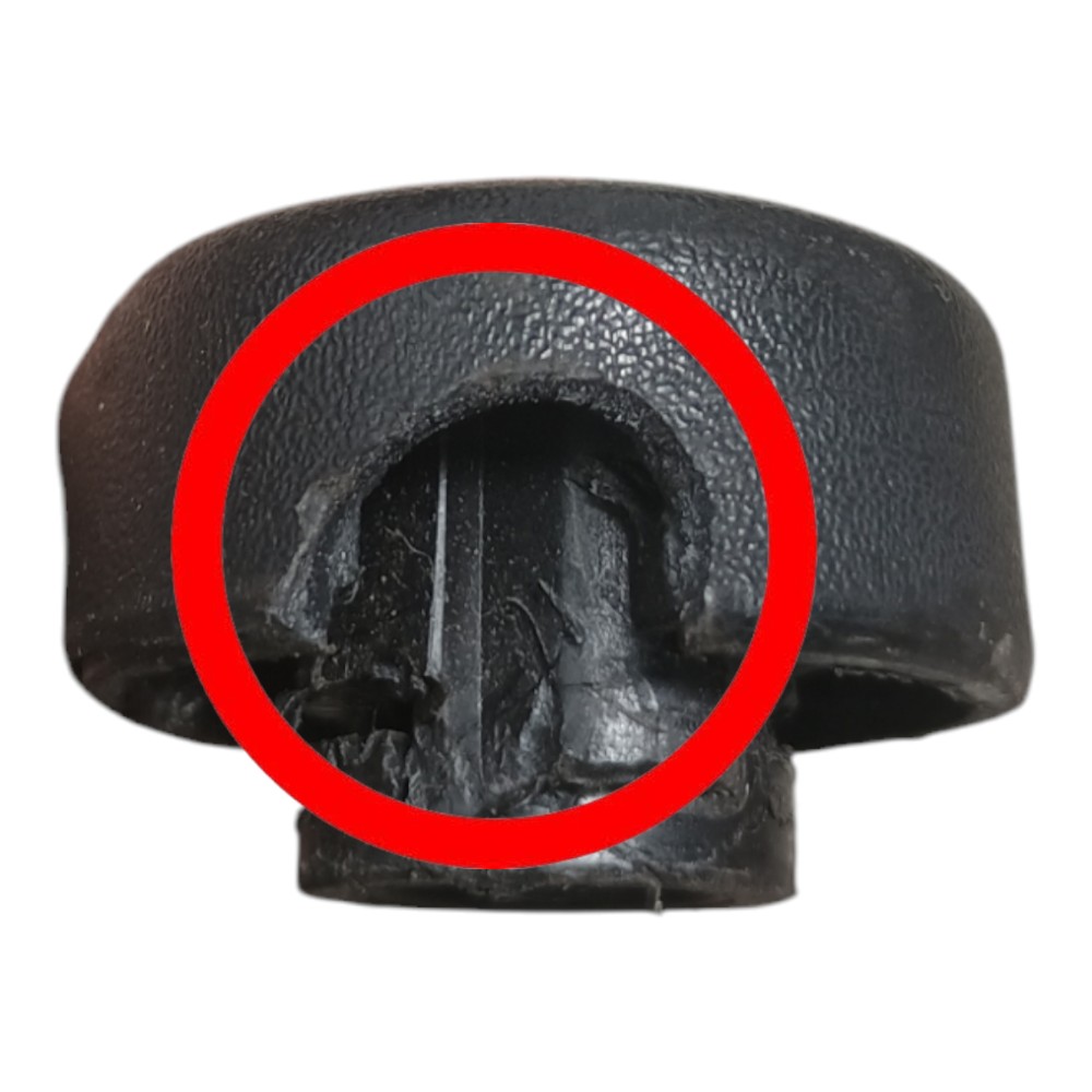 Manivela Vidro Porta Gm Corsa 1995 A 2001 *detalhe Preto 4