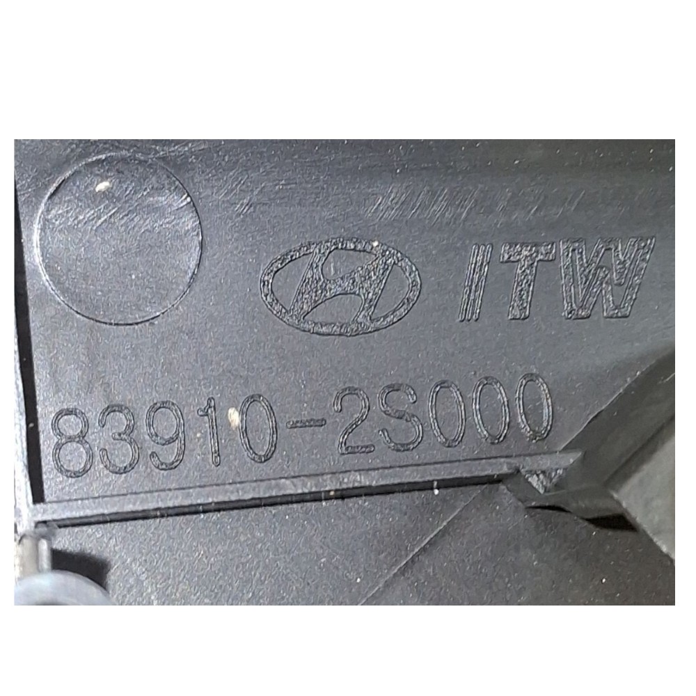 Acabamento Interno Porta Traseira Esquerda Hyundai Ix35 2014 Preto 5