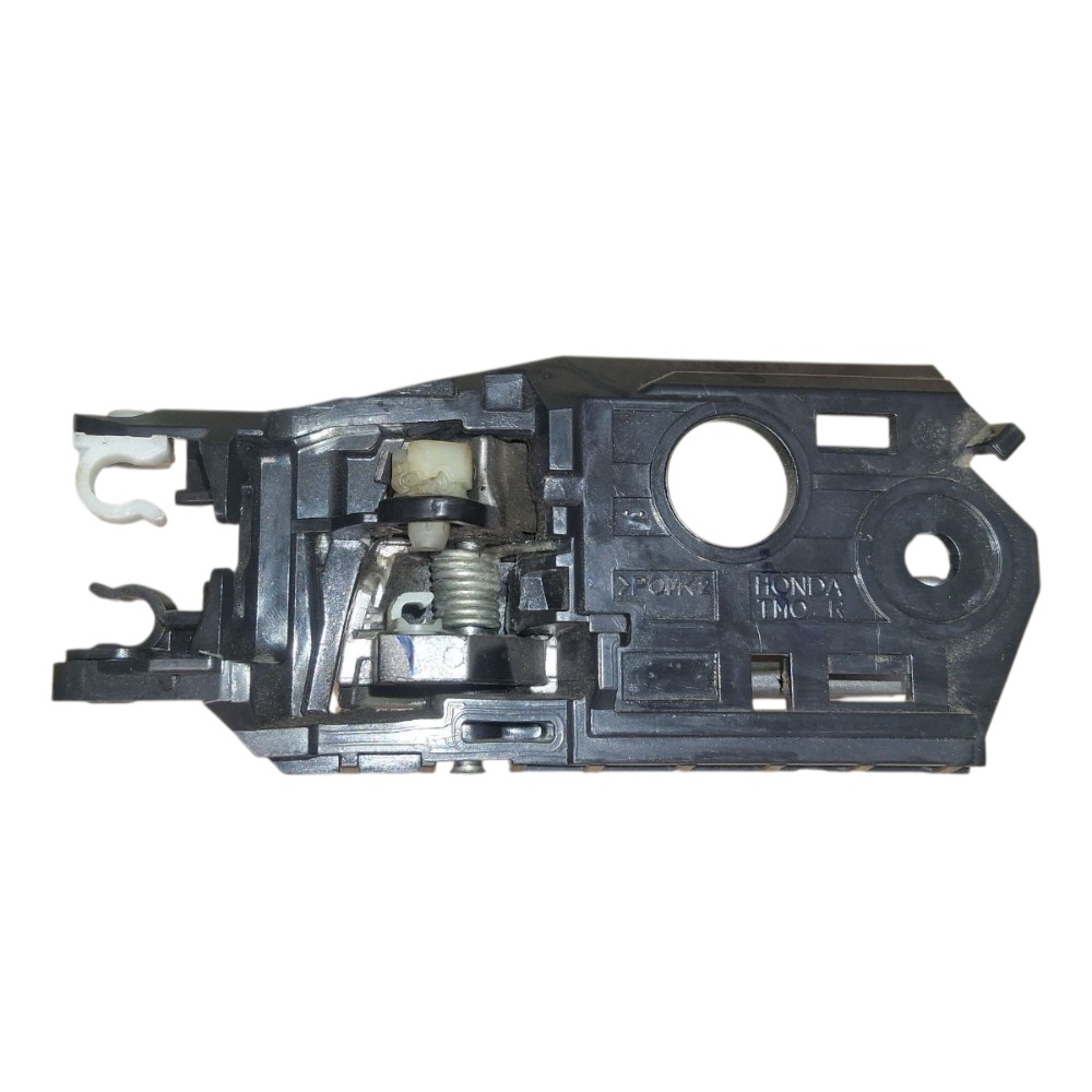Maçaneta Interna Porta Traseira Direita Honda City 2010 Prata Preto Traseira 4