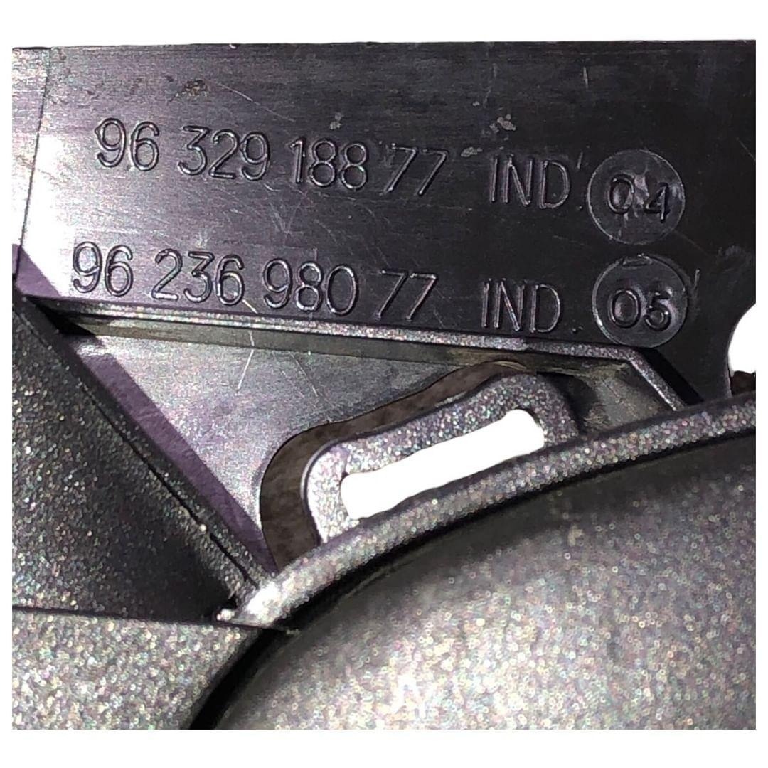 Maçaneta Interna Lado Direito Peugeot 206 207 2008 A 2013 Preto Dianteira/traseira 4
