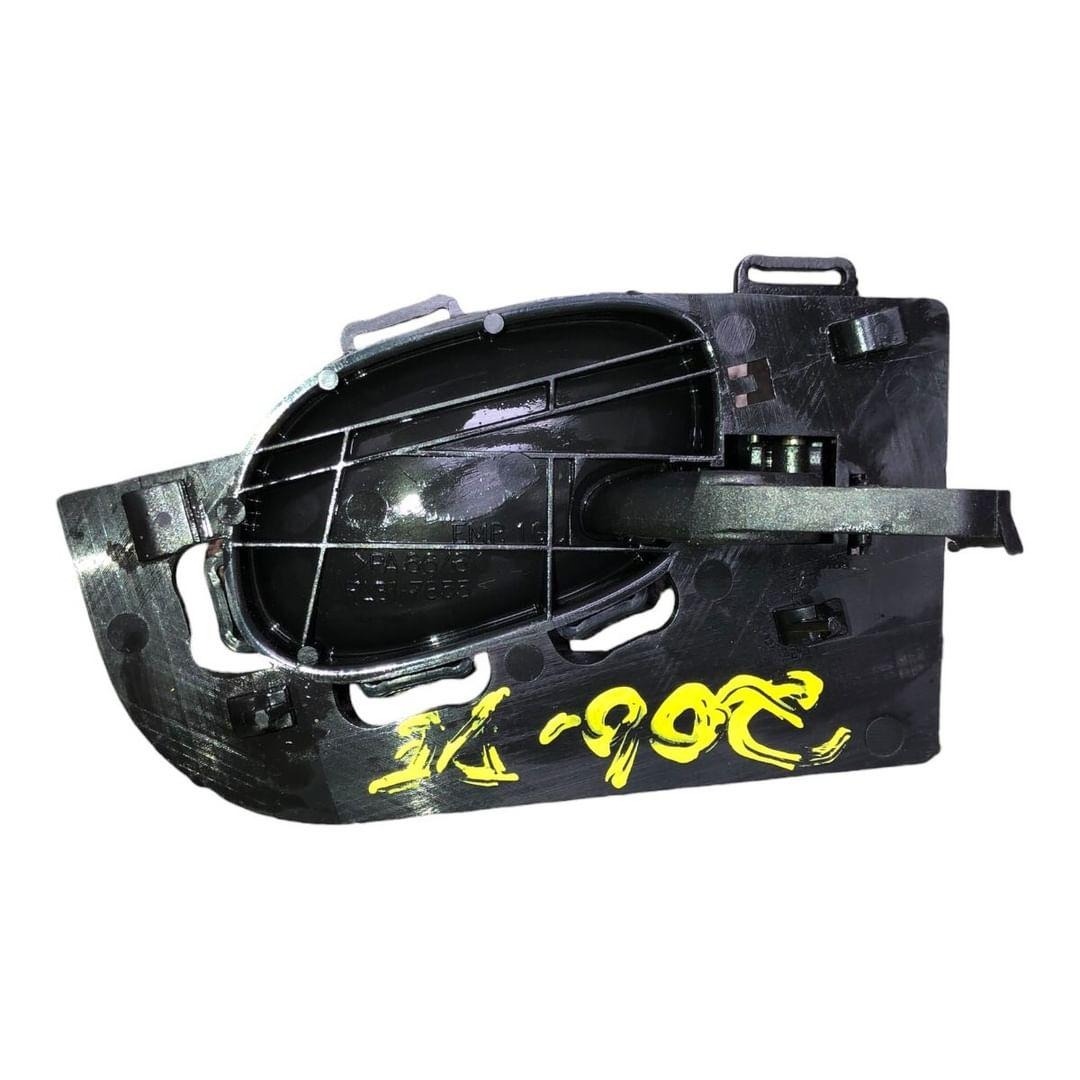Maçaneta Interna Lado Esquerdo Peugeot 206 207 1998 A 2015 Preto Dianteira/traseira 2