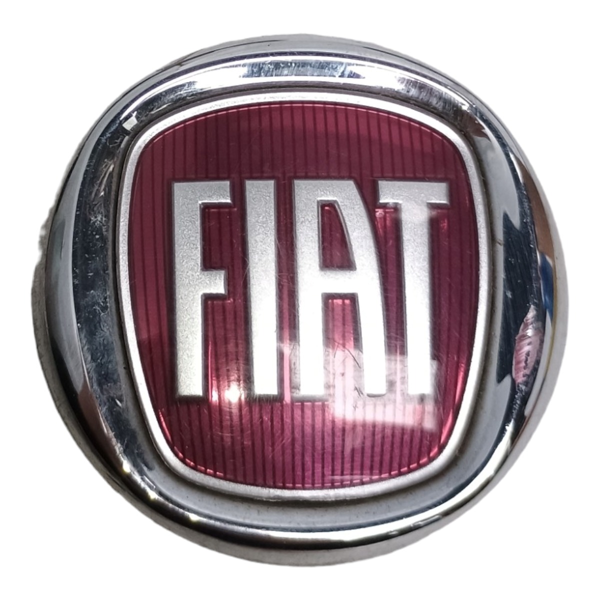 Emblema Tampa Traseira Fiat Palio Stilo Uno 2009 A 2016 Prata