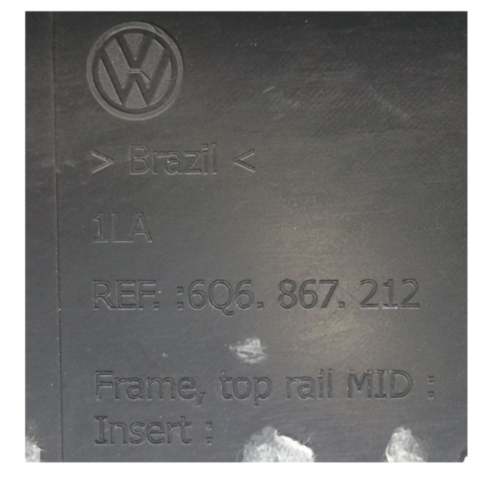 Forro Porta Traseira Direita Vw Polo 2003 À 2012 6q6867212 3