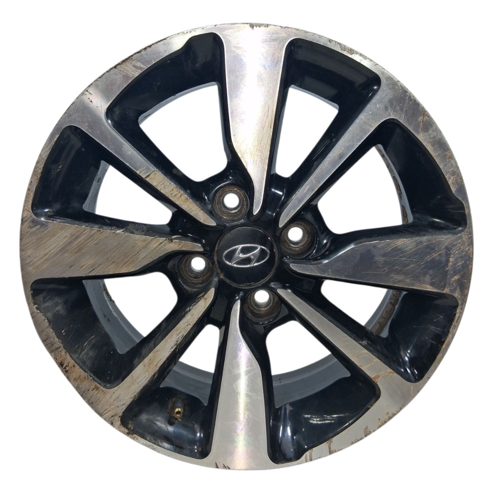 Roda Aro 15 Hyundai Hb20 1.6 2018  *riscada 529101s520 Prata