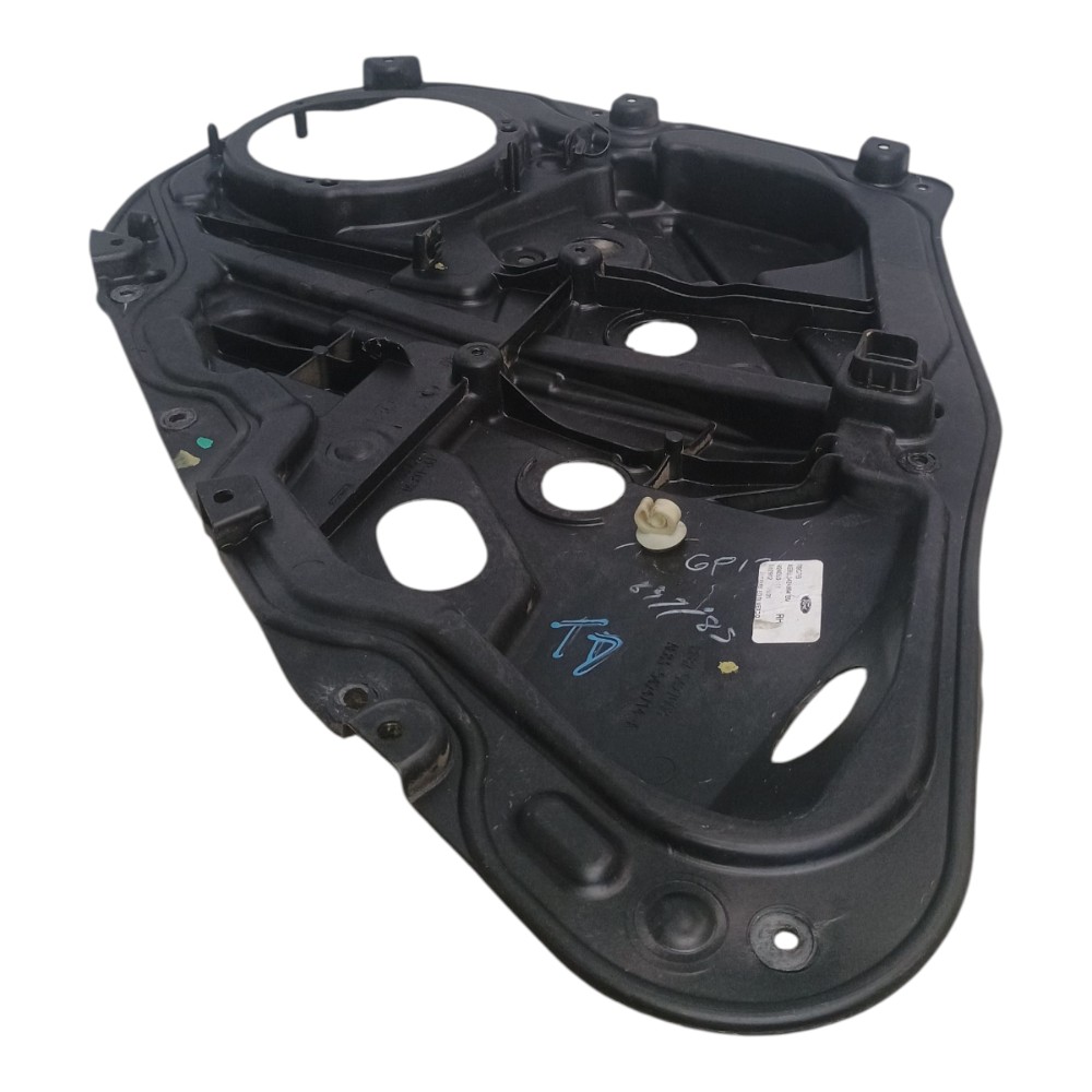 Suporte Máquina Vidro Traseiro Dir New Fiesta sedan mexicano 2011 À 2013 Preto 4