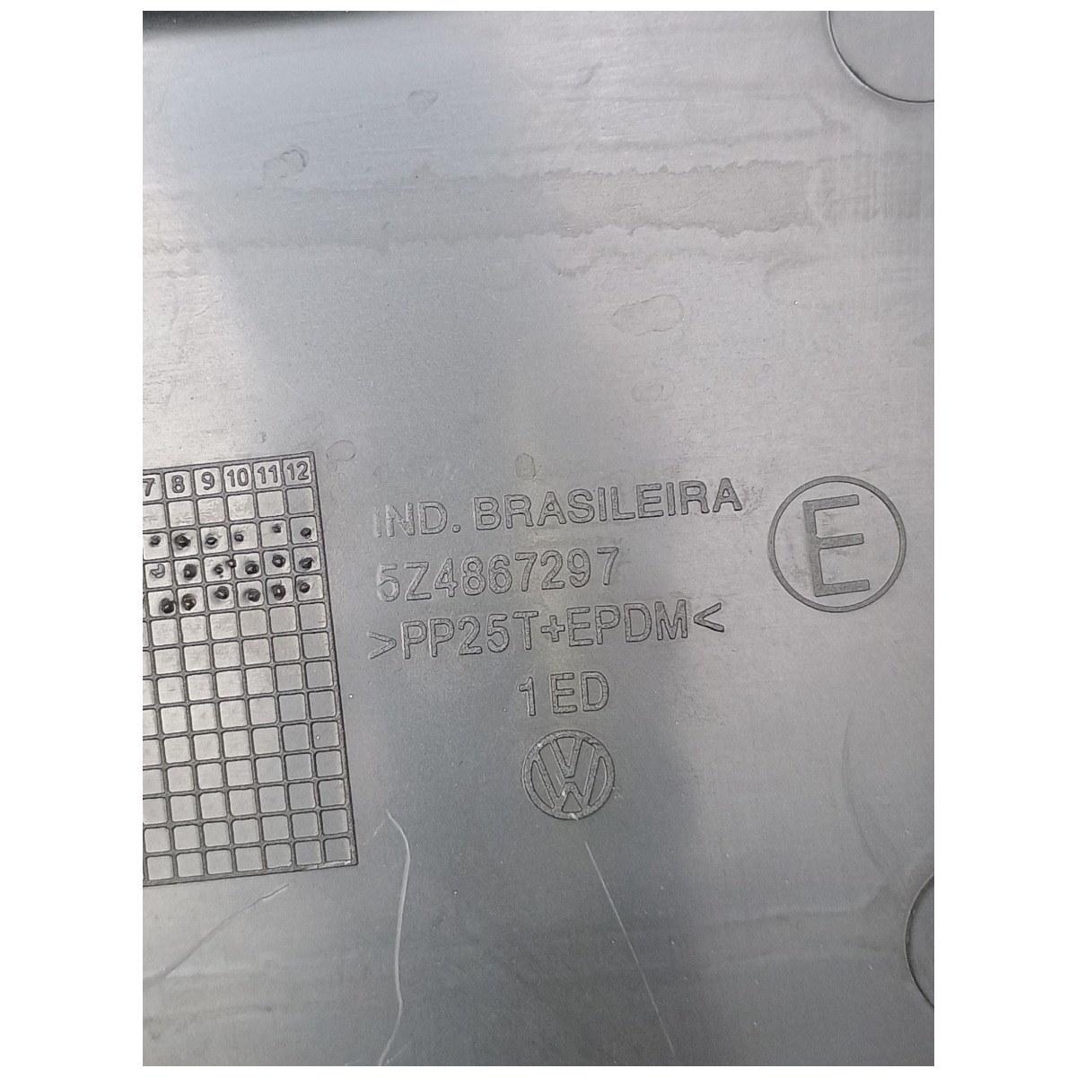 Acabamento Coluna Central Esquerda Vw Fox 2013 5z4867297 3