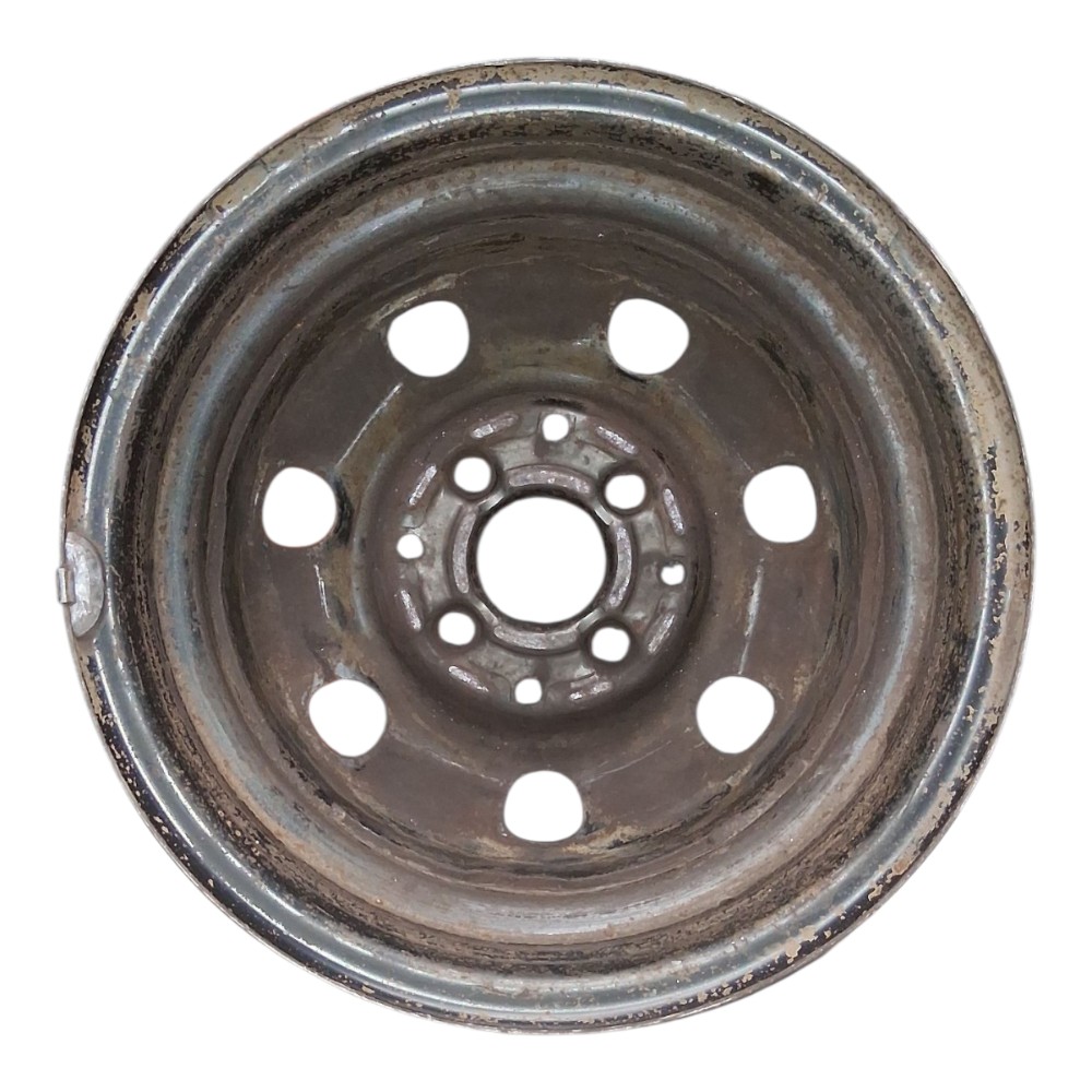 Roda Ferro Aro 13 Vw Gol Parati Voyage Saveiro 1980 Á 2000 Preto 2