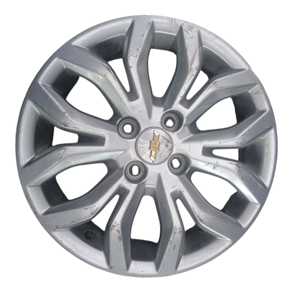 Roda Aro 15 Gm Cobalt Onix Prisma *detalhes  – Prata