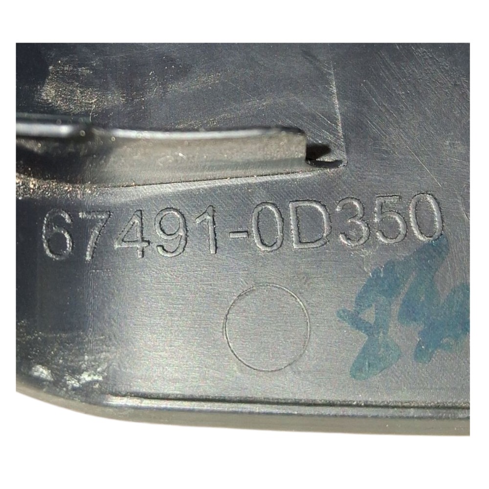 Acabamento Interno Retrovisor Direito Toyota Yaris Sd 2021 7