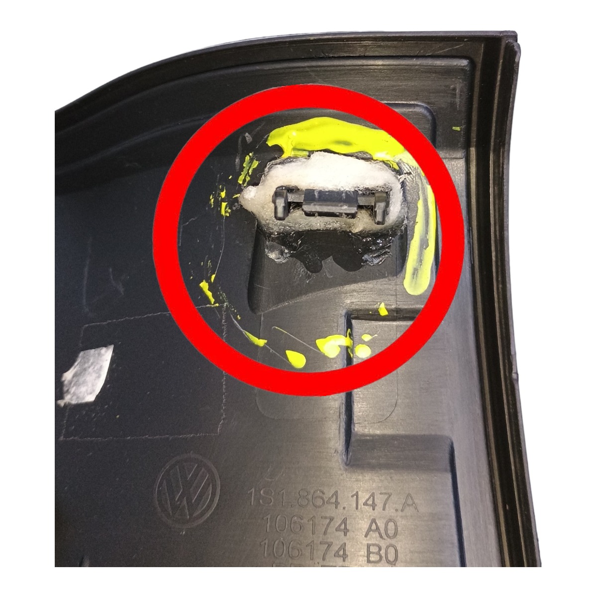 Moldura Inferior Coluna Direção Vw Up Move 2017 Com Detalhes 5
