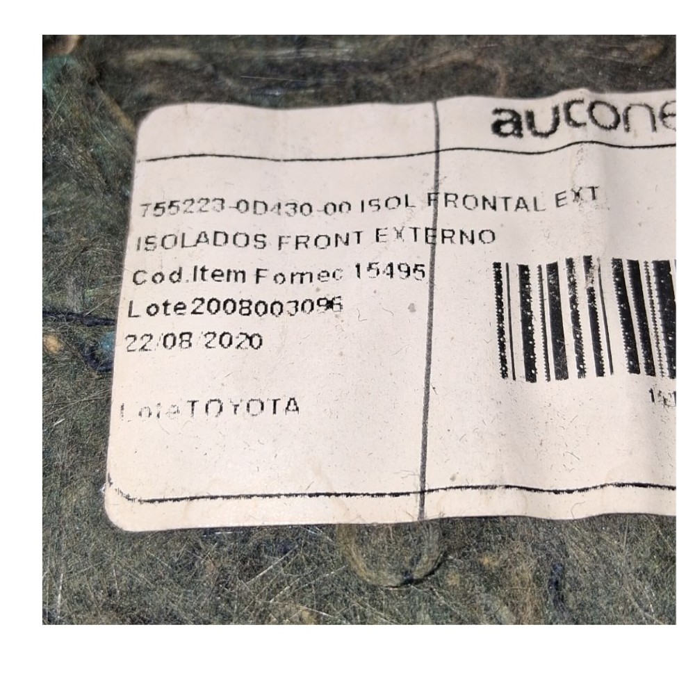 Isolador Frontal Externo Yaris Sd 2021 7552230d430 *detalhes 8