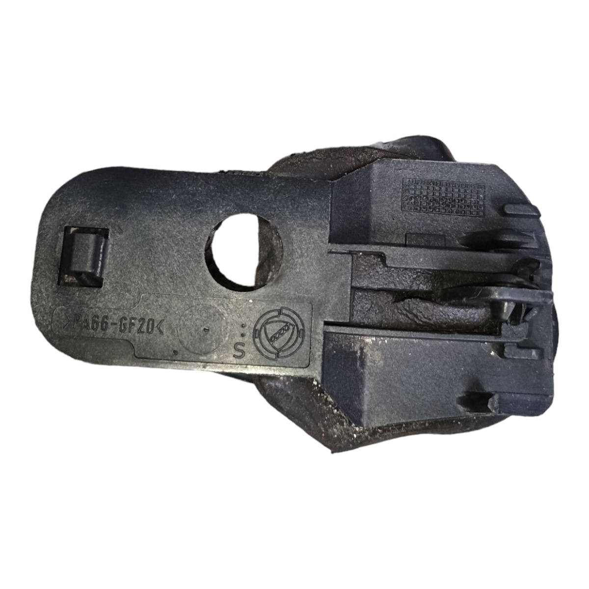 Maçaneta Interna Porta Traseira Esquerda Fiat Siena 2003 Preto Traseira 2