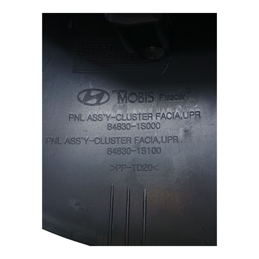 Moldura Painel Instrumento Hyundai Hb20 1.6 2018 848301s000 Preto 5